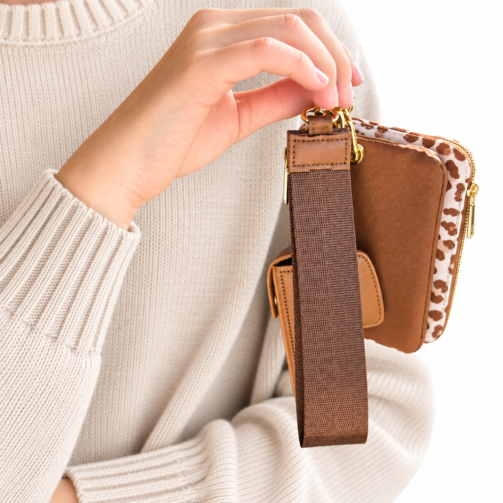 Cocoa Wristlet Keychain